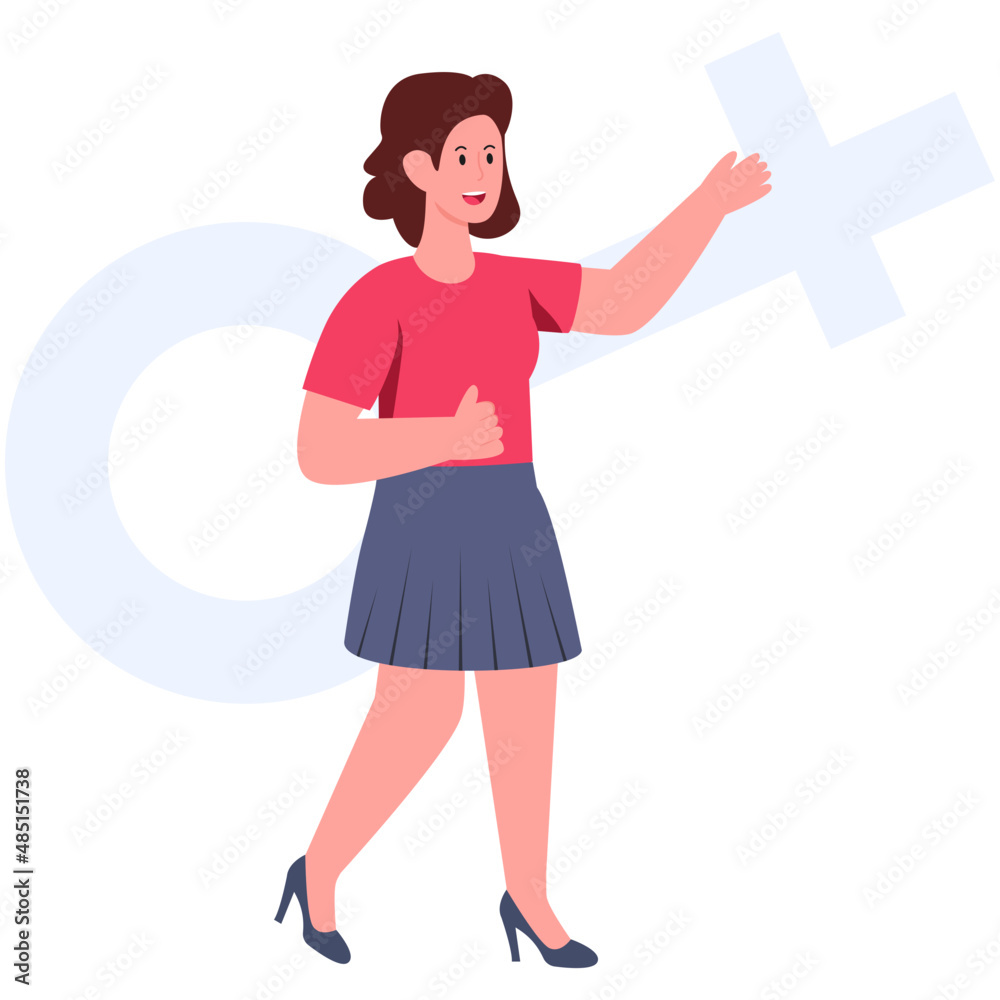 Premium download illustration of female gender Premium download illustration of female gender