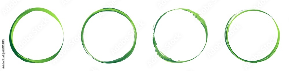 Grungy, grunge, textured circles, rings set. Circular smear, smudge paint effect. Circular paintbrush, brushstroke vector Grungy, grunge, textured circles, rings set. Circular smear, smudge paint effect. Circular paintbrush, brushstroke vector