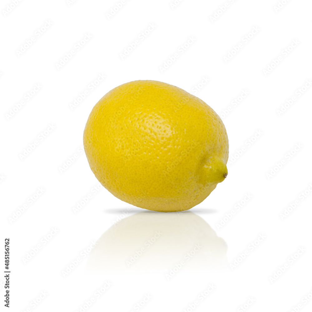 Isolated lemon on a white background. Isolated lemon on a white background.