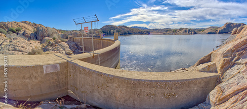 Willow Lake Dam AZ. Public park, no property release needed.