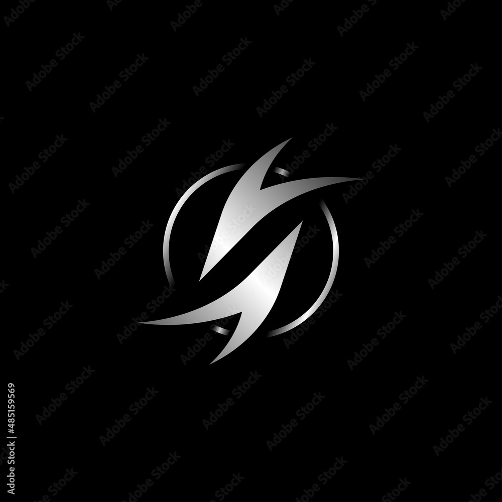 Obraz premium FUSION V LOGO IN CIRCLE