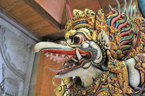 A statue of Garuda, in one of the museums in Jakarta. 