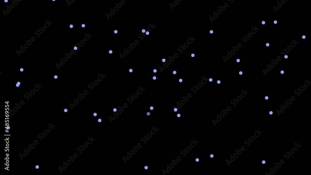 Geometric shapes move chaotically inside the screen. Animation on a transparent background with alpha channel. Geometric shapes move chaotically inside the screen. Animation on a transparent background with alpha channel.