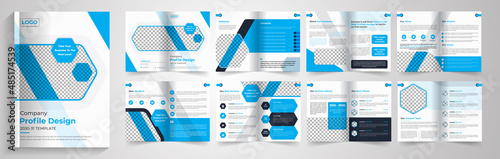 Company Profile Design,brochure Design,lookbook Design,magazine Design,catalog Design,new Clean And Simple 16 Page Brochure Template Layout,corporate Theme 16 Pages Business Company Profile Design	
 photo