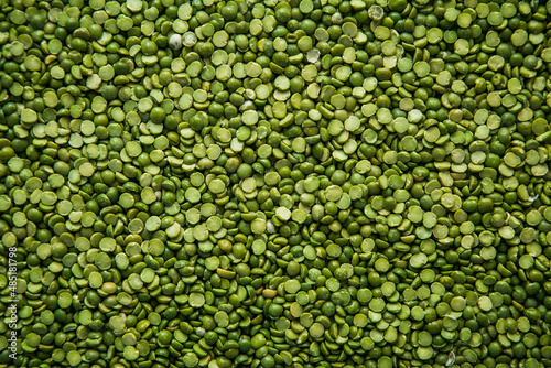 Light green split peas background