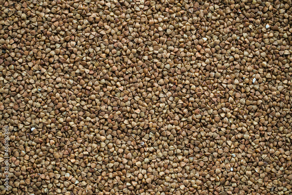 Pebble-like background made from buckwheat