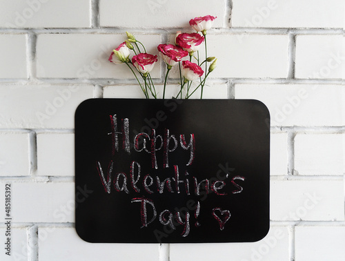valentine's day on magnetic board