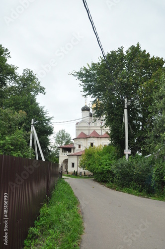 Krasnokholmskaya Novo-Solovetskaya Marchugovskaya Desert is a monastery on the banks of the Moskva River in the village of Faustovo in the Voskresensky district of the Moscow Region, which has been as photo