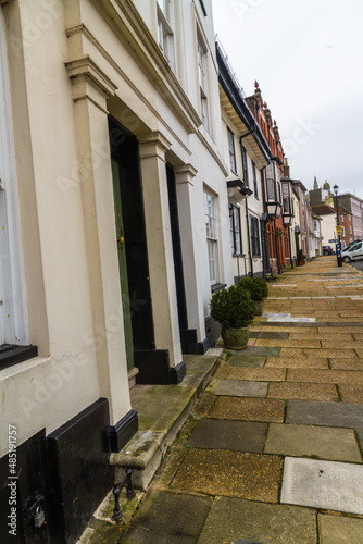 Uk Isle of Wight Terraced Street. © Andy Chisholm