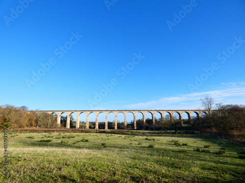 Old Crimple Viaduct, winter 2022, Harrogate, UK