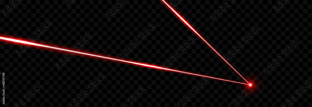 Vector laser beams png. Red laser beams on an isolated transparent background. Laser security system, protection. Red laser png. PNG.