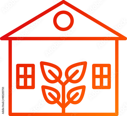 Vector Design Eco House Icon Style