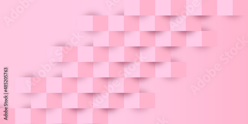春 立体 ピンク 背景