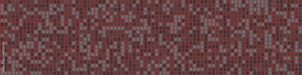 Fototapeta premium Abstract Geometric Pattern generative computational art illustration