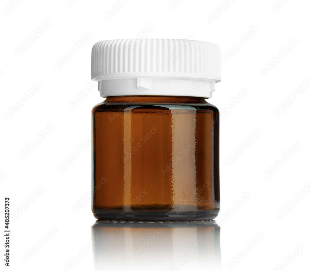 Blank brown glass supplement product bottle Blank brown glass supplement product bottle