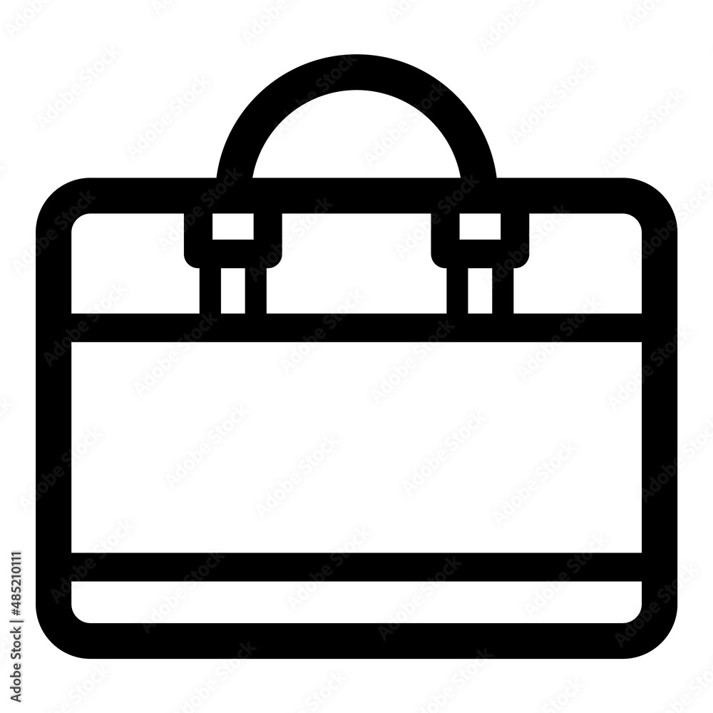 Briefcase Flat Icon Isolated On White Background Briefcase Flat Icon Isolated On White Background