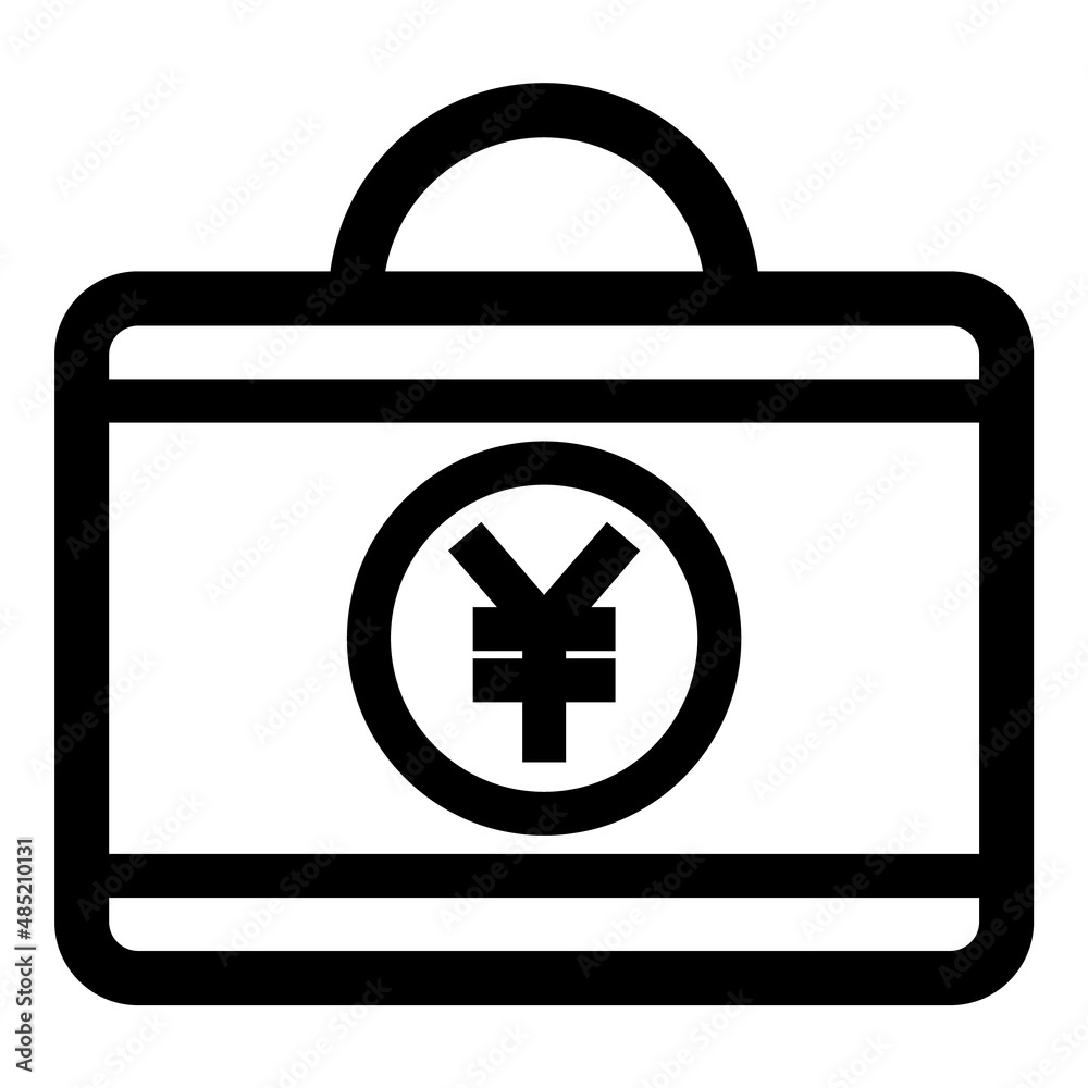 Briefcase Flat Icon Isolated On White Background Briefcase Flat Icon Isolated On White Background