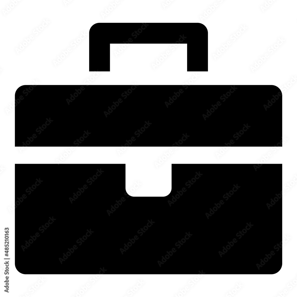 Briefcase Flat Icon Isolated On White Background Briefcase Flat Icon Isolated On White Background