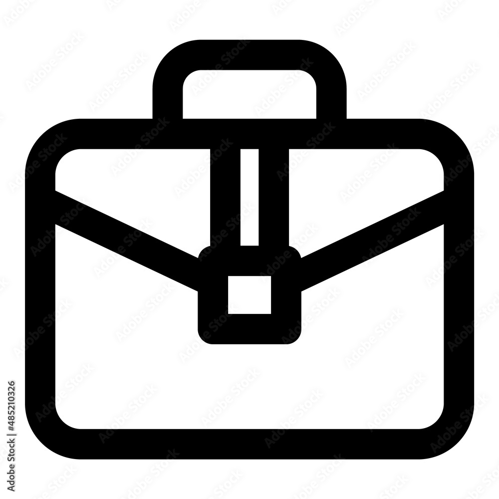 Briefcase Flat Icon Isolated On White Background Briefcase Flat Icon Isolated On White Background