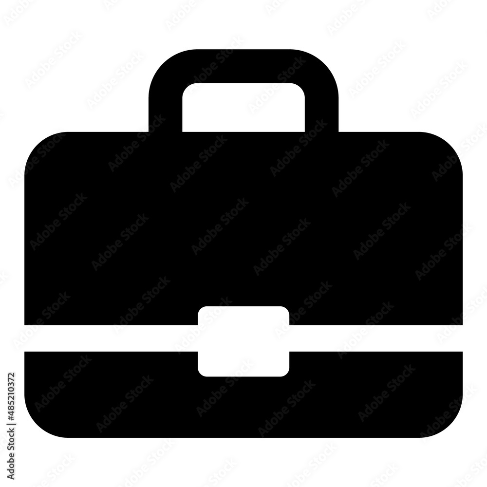 Briefcase Flat Icon Isolated On White Background Briefcase Flat Icon Isolated On White Background