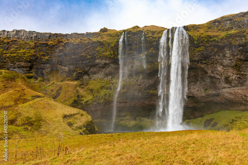  Seljalandsfoss und der Glj  frab  i Wasserfall auf Island  unglaubliche Sch  nheit