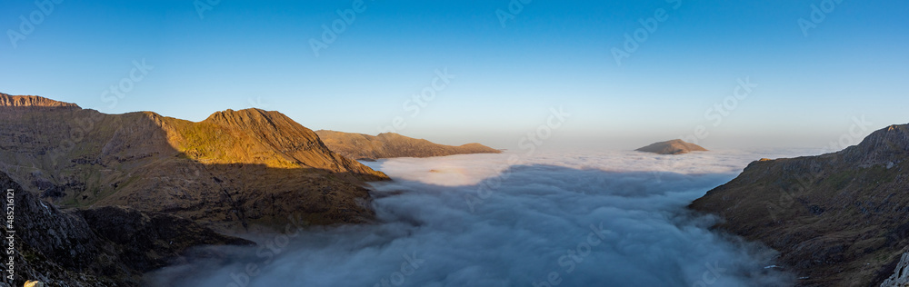 Over the clouds in Wales