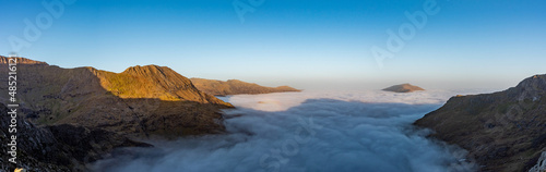 Over the clouds in Wales