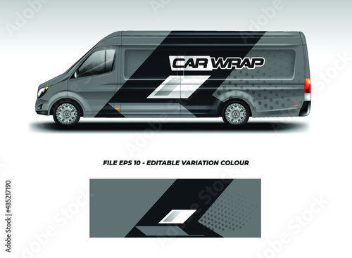 Van Wrap Design Vector Print