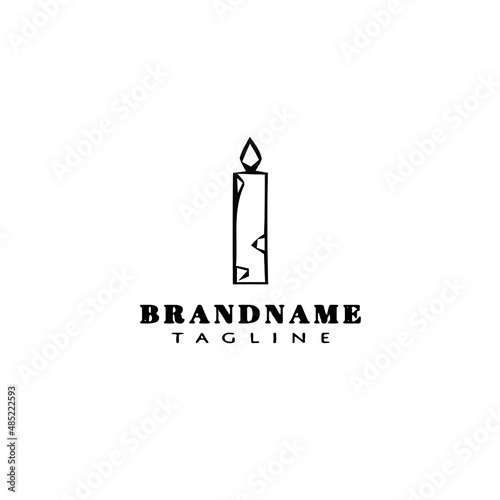 chandelier logo cartoon icon design template black isolated vector illustration