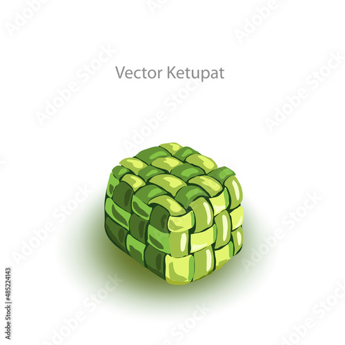 Ketupat indonesian and malaysian vegan food