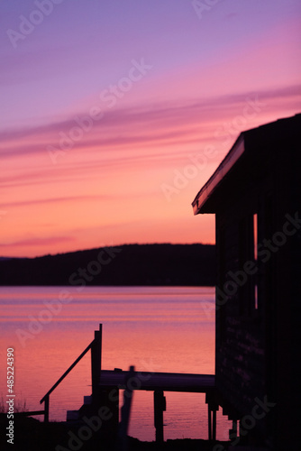coucher de soleil d'été