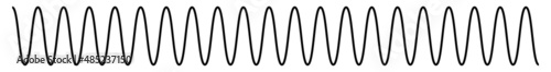 Wavy, waving, zigzag crisscross line, stripe element