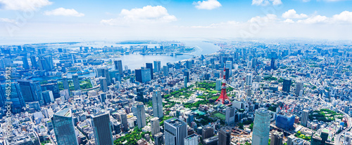 東京 都心部空撮写真