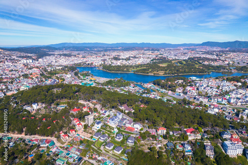 Panoramic View Of Da Lat City From Above, Vietnam © Nguyen Duc Quang