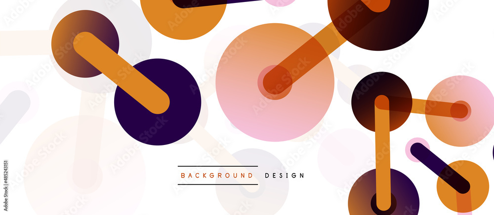 Line points connections geometric abstract background. Circles connected by lines. Trendy techno business template for wallpaper, banner, background or landing Line points connections geometric abstract background. Circles connected by lines. Trendy techno business template for wallpaper, banner, background or landing