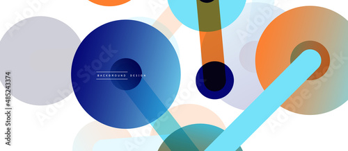 Network concept abstract background. Dots connection. Big data idea. Business template for wallpaper, banner, background or landing