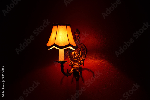 old lamp on the wall © youm