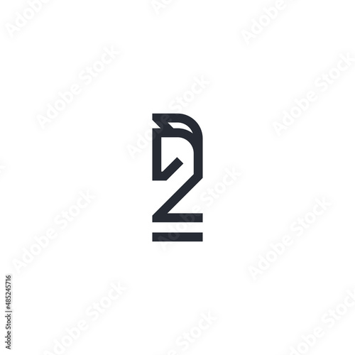 Horse knight chess head logo line art minimalist outline design inspiration