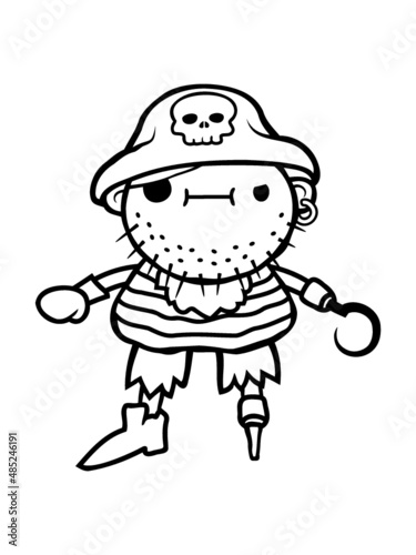 Piraten Kapitän Verkleidung 