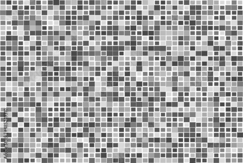 Random mosaic square tiles seamless, repeatable cubism pattern, texture and backdrop