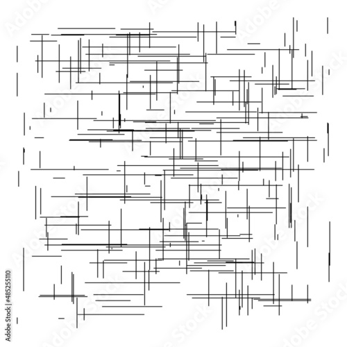 Grid, mesh of random lines. Reticle, grating, crosshatch pattern, texture. Intersecting lines