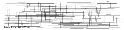 Grid, mesh of random lines. Reticle, grating, crosshatch pattern, texture. Intersecting lines