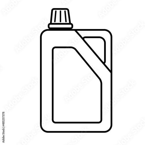 plunger line icon