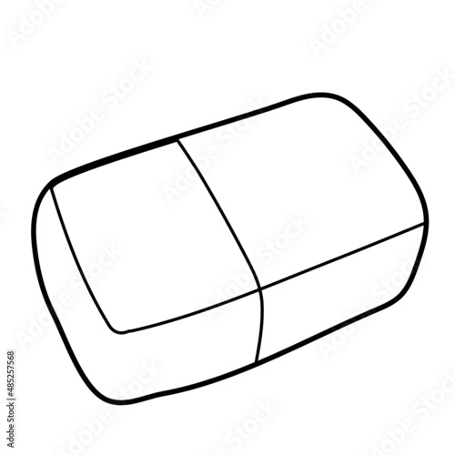 eraser line icon
