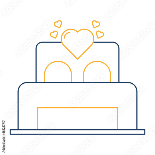 valentines Bed Vector icon which is suitable for commercial work and easily modify or edit it