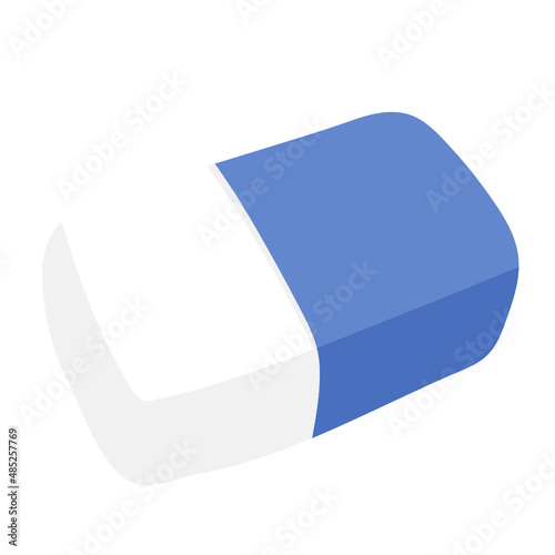 eraser flat icon