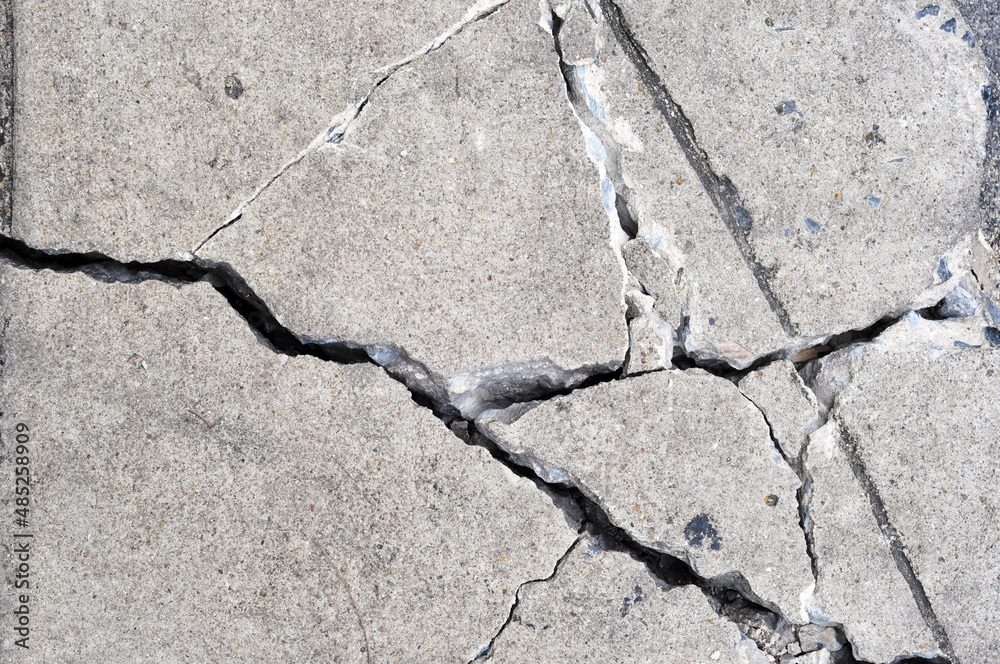 Obraz premium cracked concrete wall