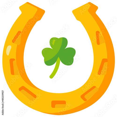 horseshoe flat icon