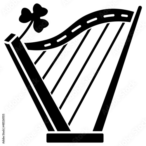 harp solid icon