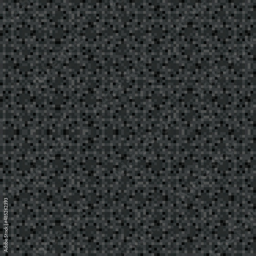 Wallpaper Mural Monochrome pixel noise texture. Noise effect seamless pattern. Grainy black digital background.  Abstract backdrop. Vector pixel art wallpaper  Torontodigital.ca